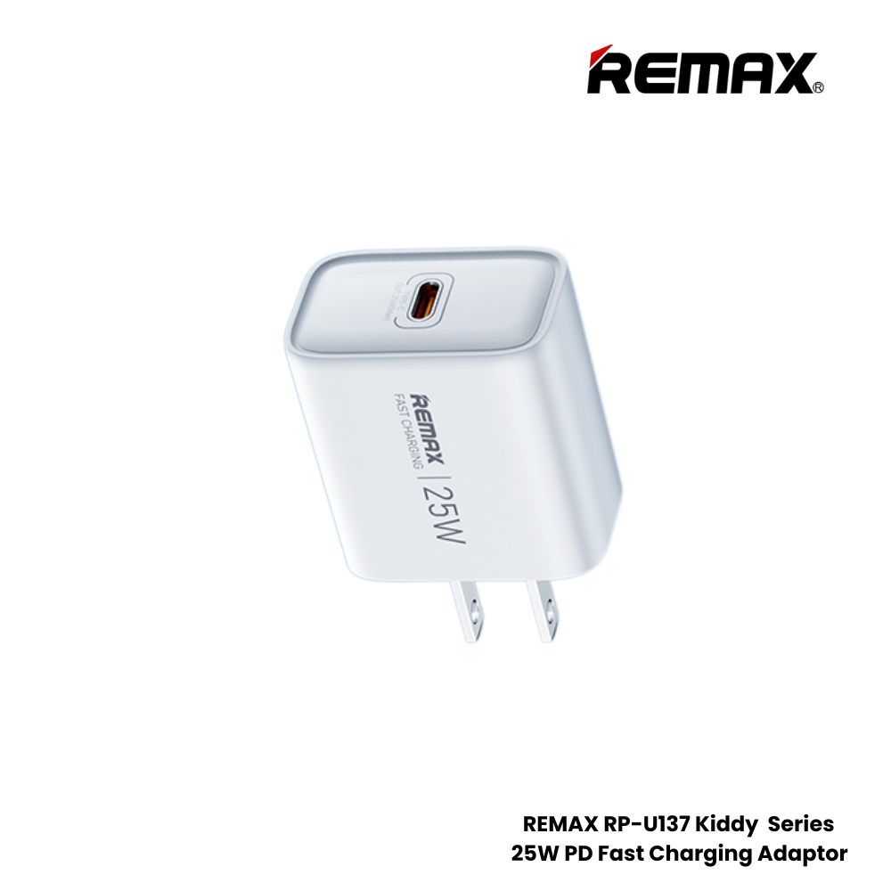 REMAX RP-U137 Kiddy Series 25W Fast Charger (1PD) - White