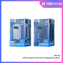 REMAX - RPP-161 Container Series 50000mAh PD+QC Power Bank (PD 27W+ QC22.5W) - Grey
