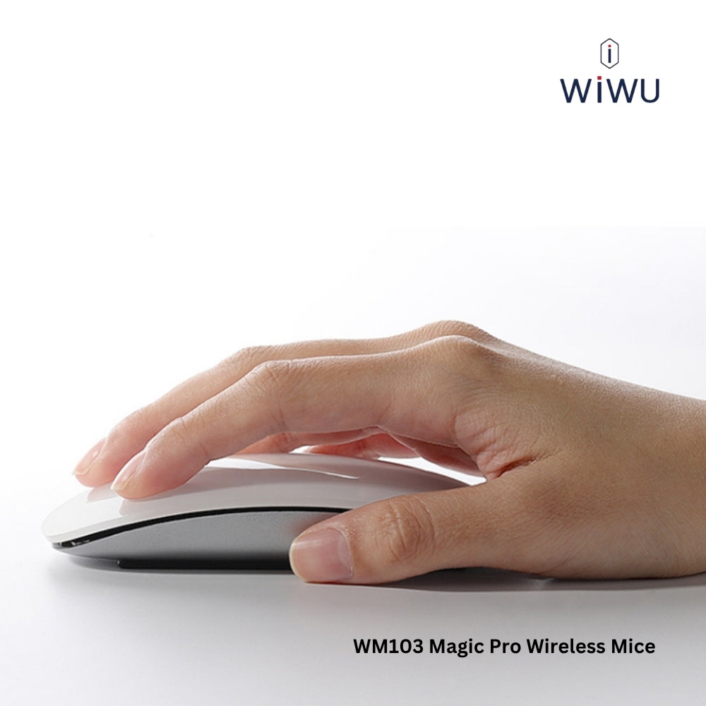 WIWU - WM103 Magic Pro Wireless Mouse (2.4G + Bluetooth) - White