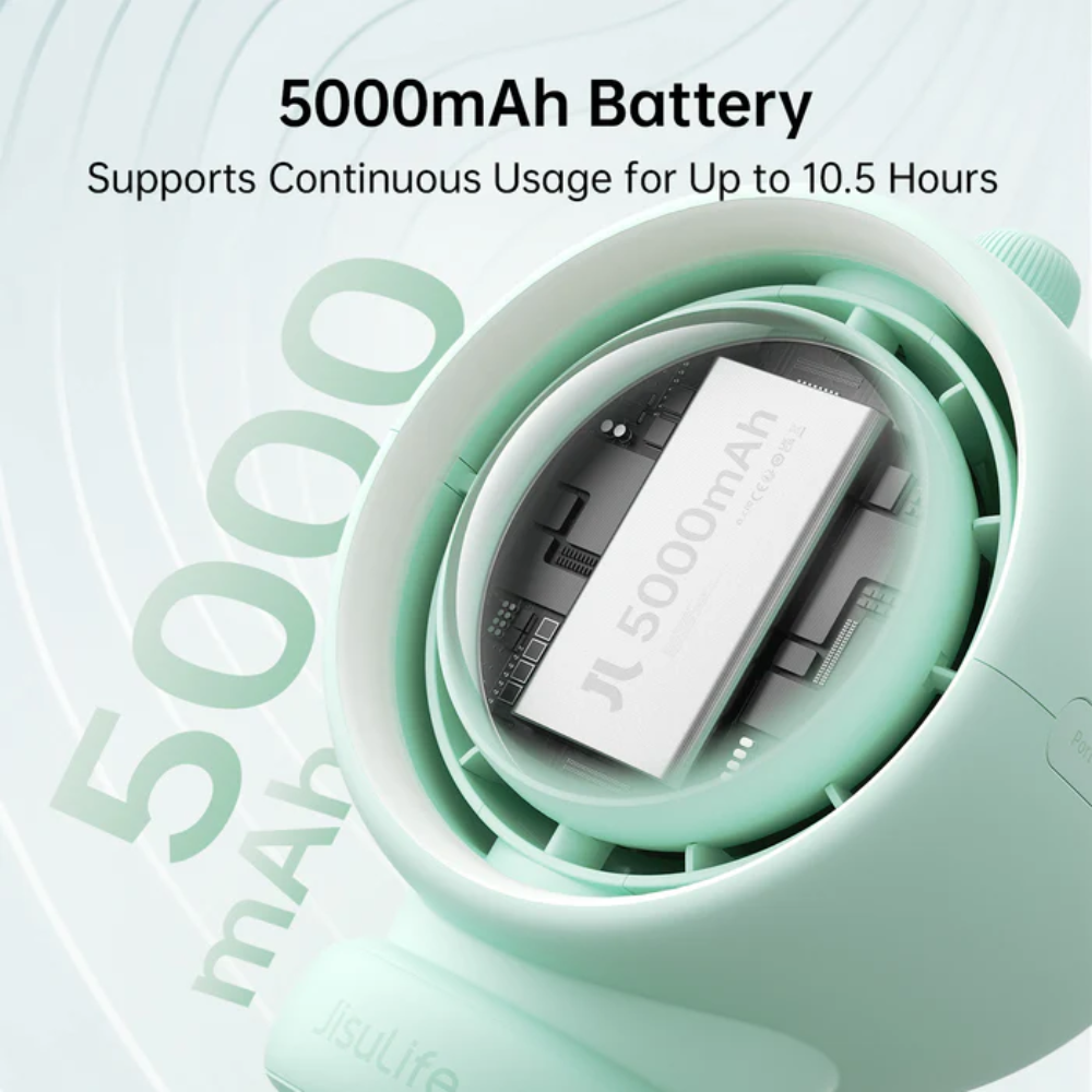 JisuLife - Stroller Fan Life 2S ( 5,000mAh ) - Brown