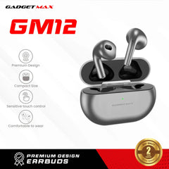 GADGET MAX - GM12 Bluetooth Wireless Earbuds - Tarnish
