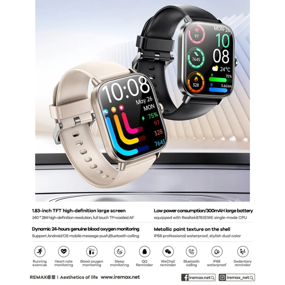 REMAX - Watch 20 Integrated Smart Watch - Silver