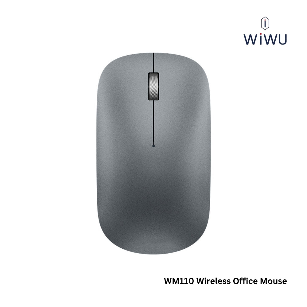 WIWU - WM110 Wireless Office Mouse (2.4G + Dual Bluetooth) - Tarnish
