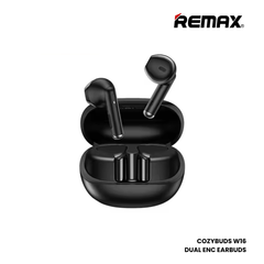 REMAX COZYBUDS W16 Lanmoon Series ENC Bluetooth Wireless Earbuds - Black