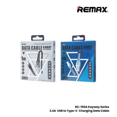 REMAX RC-152M Colorful Series 2.4A USB to Micro Charging Data Cable - Black