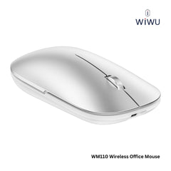 WIWU - WM110 Wireless Office Mouse (2.4G + Dual Bluetooth) - Silver