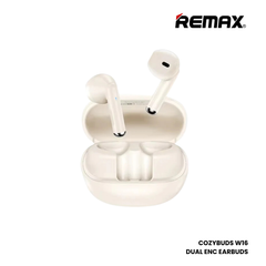 REMAX COZYBUDS W16 Lanmoon Series ENC Bluetooth Wireless Earbuds - Beige