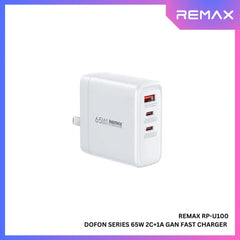 REMAX - RP-U100 Dofon Series GAN Fast Charger ( 65W ) - White
