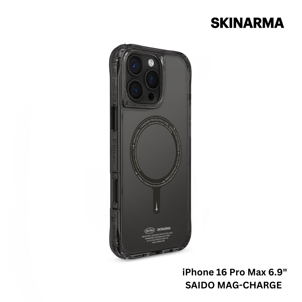 Skinarma iPhone 16 Pro Max 6.9" Saido Mag-Charge Case - Black