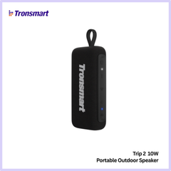 TRONSMART - Trip 2 10W Portable Bluetooth Wireless Outdoor Speaker - Black