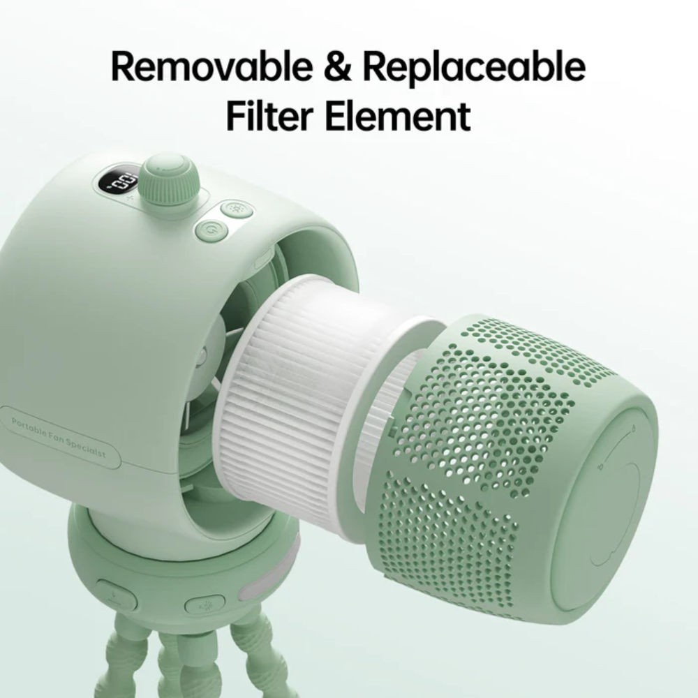 JisuLife - Stroller Fan Life 2S ( 5,000mAh ) - Mint Green