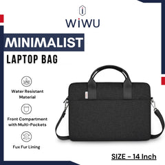 WIWU - Minimalist Laptop Bag (14") - Black