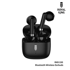 ROYAL KING - RKB 130 Bluetooth Wireless Earbuds - Black