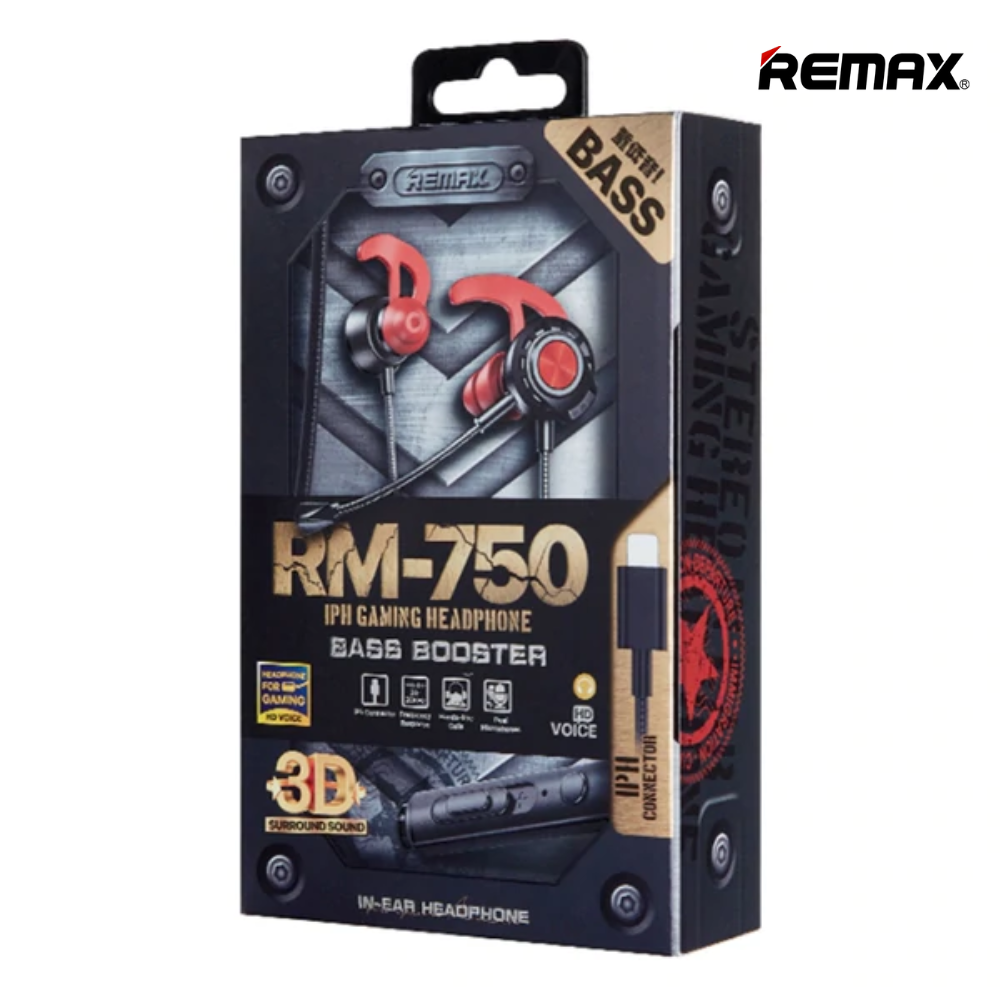 REMAX RM-750 iPhone Wired Earphone Gaming