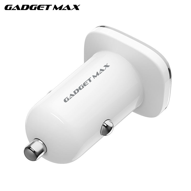 GADGET MAX GZ02 ENJOY SERIES 2.4A  DUAL USB OUTPUT PORT FAST CHARGING CAR CHARGER (2USB)