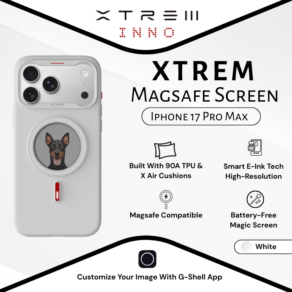 XTREM - iPhone 17 Pro Max Case ( Magsafe Screen ) - White