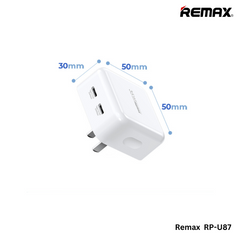 REMAX RP-U87 Fiyeo Series 35W PD+QC Gan Fast Charger