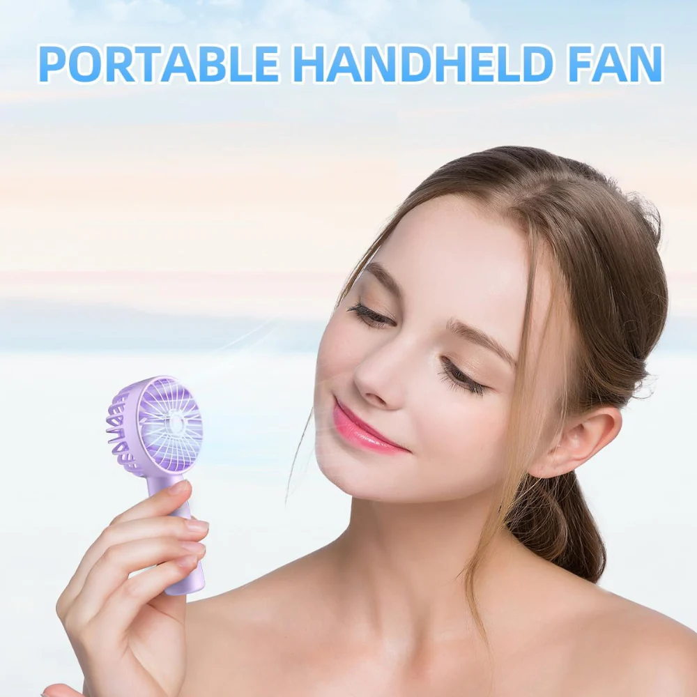 T PRO - M30 HANDHELD FAN (3W) - Purple