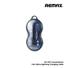 REMAX RC-013i Youreal Series 1.8A USB to Lightning Charging Cable - Black