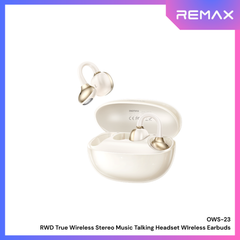 REMAX - OWS-23 RWD True Wireless Stereo Music Talking WIreless Earbuds - White