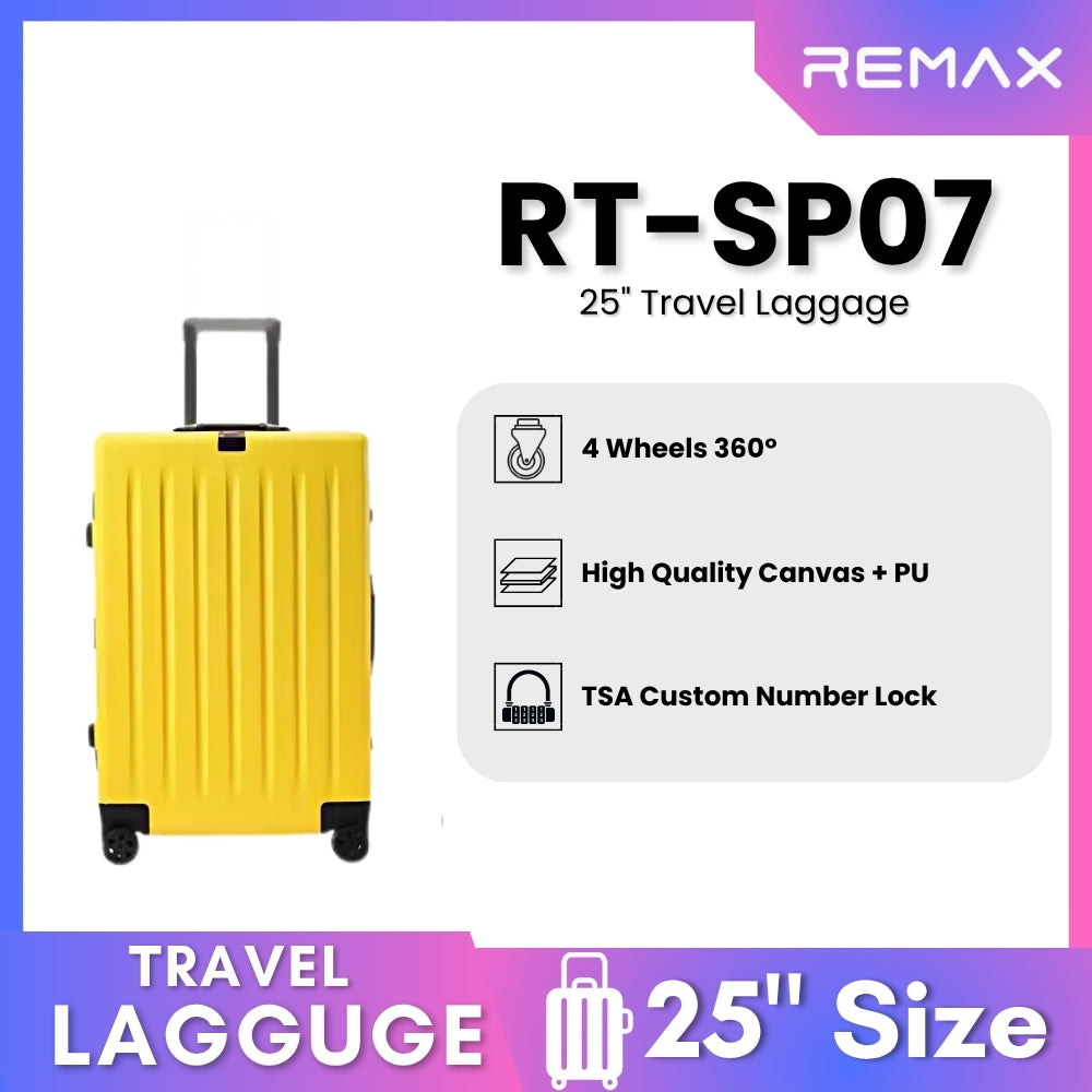 REMAX - RT-SP07 Travel Luggage ( 25' ) - Yellow