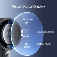 JisuLife - Handheld Fan Pro 1 ( 3600mAh ) - Grey Blue