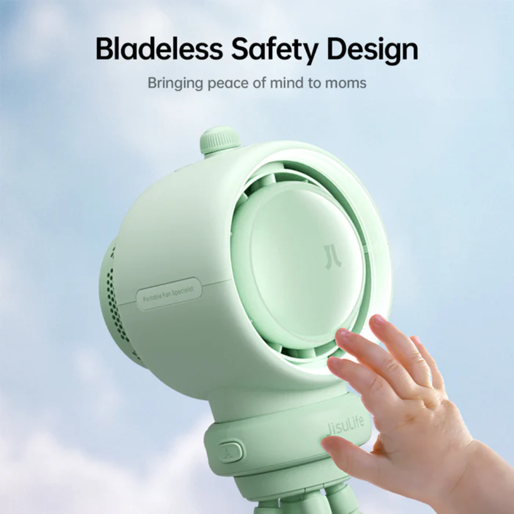 JisuLife - Stroller Fan Life 2S ( 5,000mAh ) - Brown