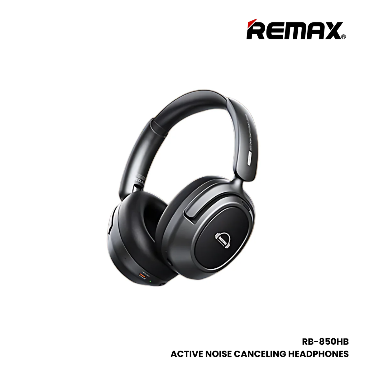 REMAX RB-850HB Blissful Series ANC Bluetooth Wireless Headphone - Black