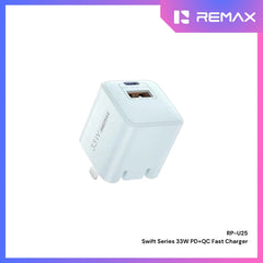 REMAX - RP-U25 Swift Series 33W PD+QC Fast Charger - Blue