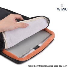 WIWU - Cozy Classic Laptop Case (14") - Black