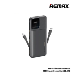 REMAX RPP-658 Rellaen Series 20000mAh Fast Charging Power Bank(2.4A) - Black