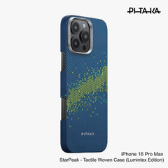 PITAKA - iPhone 16 Pro Max Case ( StarPeak Luminous ) - Milky Way Galaxy