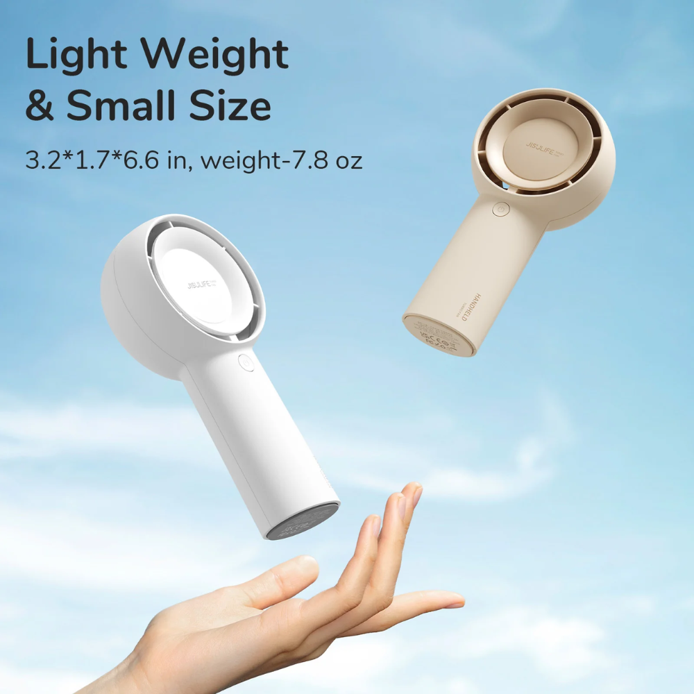 JisuLife - Handheld Fan Life 5 Plus ( 4000mAh ) - White