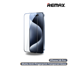 iPhone 16 Pro >> REMAX Matte HD Tempered Glass Future large Curved Edge Series - Clear