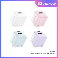 REMAX - RP-U25 Swift Series 33W PD+QC Fast Charger - Blue