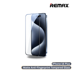 iPhone 16 Plus >> REMAX Matte HD Tempered Glass Future large Curved Edge Series - Clear