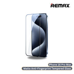 iPhone 16 Pro Max >> REMAX Matte HD Tempered Glass Future large Curved Edge Series - Clear