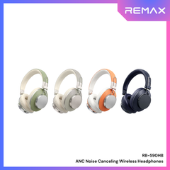 REMAX - RB-590HB ANC Noise Canceling Wireless Headphones - Blue
