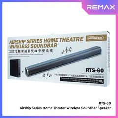 Remax - RTS-60 Air Ship Series Home Theatre Wireless Soundbar (100W) - Black