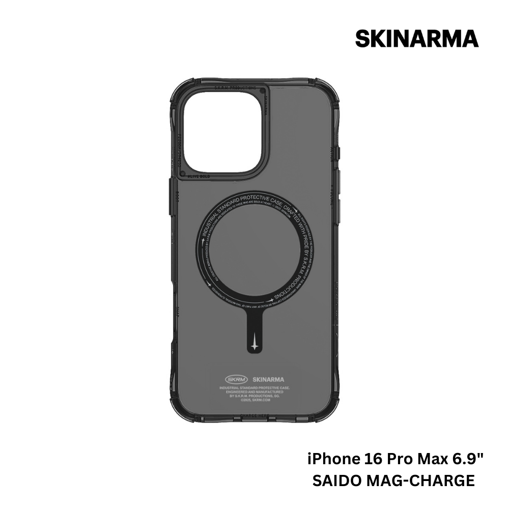 Skinarma iPhone 16 Pro Max 6.9" Saido Mag-Charge Case - Black