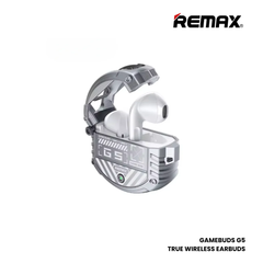 REMAX GAMEBUDS G5 Thunder Series Gaming Bluetooth Wireless Earbuds - Silver