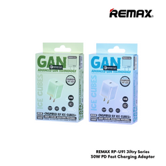 REMAX RP-U91 Jiltry Series 30W Gan Charger(PD+ QC) - Green