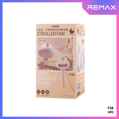 REMAX - F28  General UFO Stroller Fan - Pink