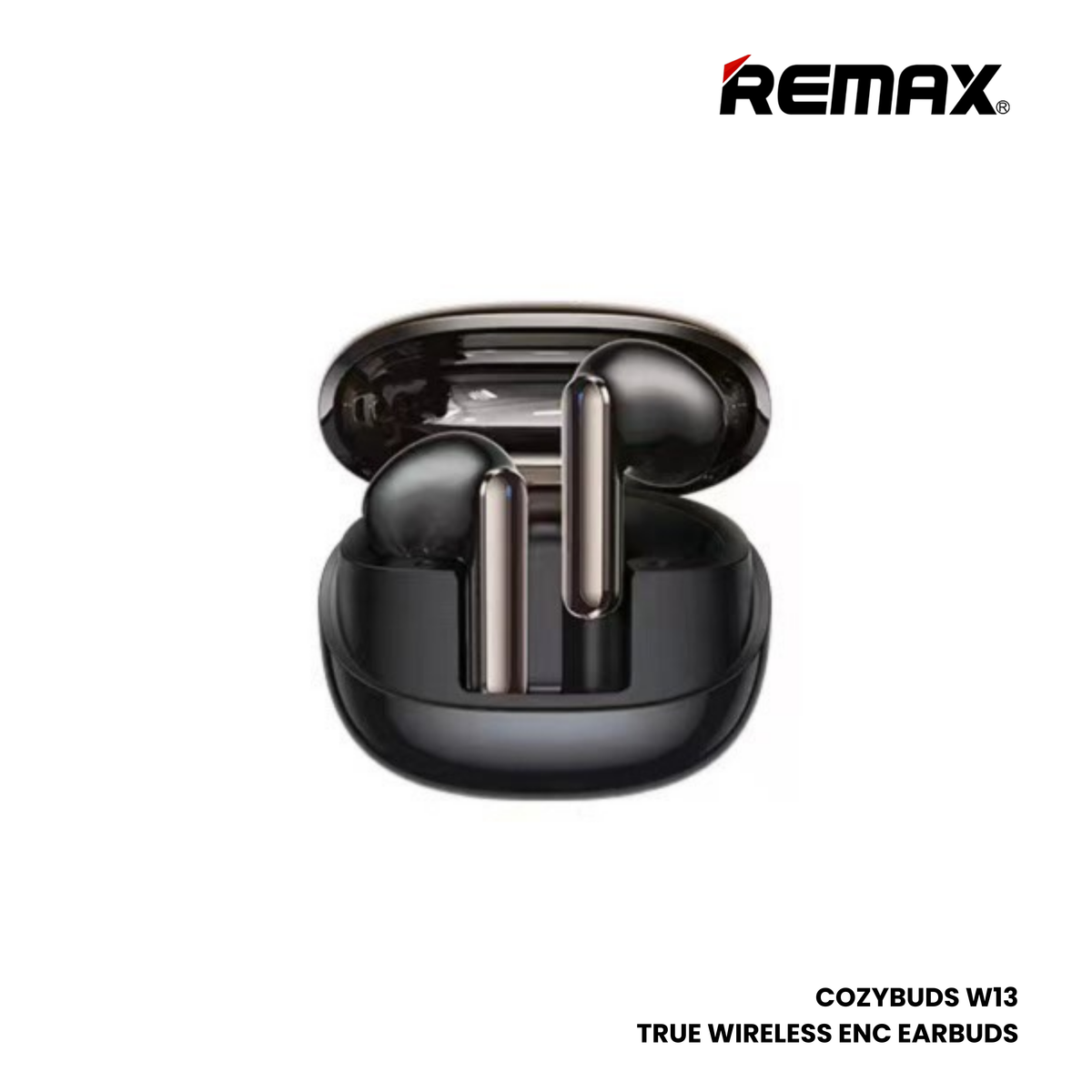 REMAX COZYBUDS W13 Czhiyin Series ENC Bluetooth Wireless Earbuds - Tarnish