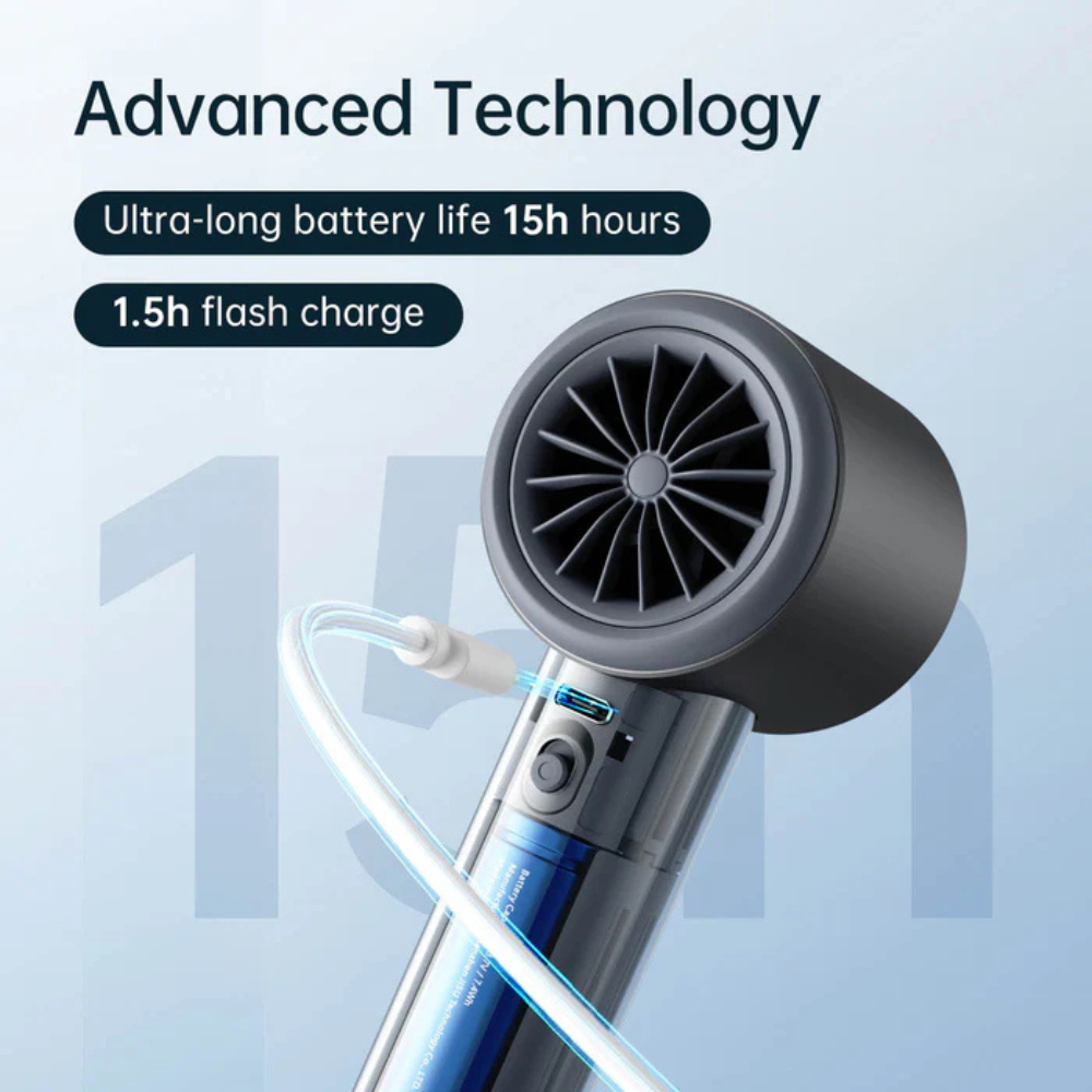 JisuLife - Handheld Fan Pro 1 ( 3600mAh ) - Grey Blue