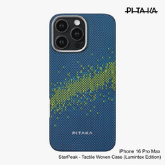 PITAKA - iPhone 16 Pro Max Case ( StarPeak Luminous ) - Milky Way Galaxy