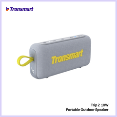 TRONSMART - Trip 2 10W Portable Bluetooth Wireless Outdoor Speaker - Grey