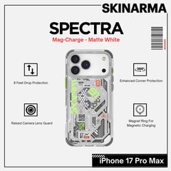 Skinarma - Spectra Magsafe Case For iPhone 17 Pro Max - Matte White