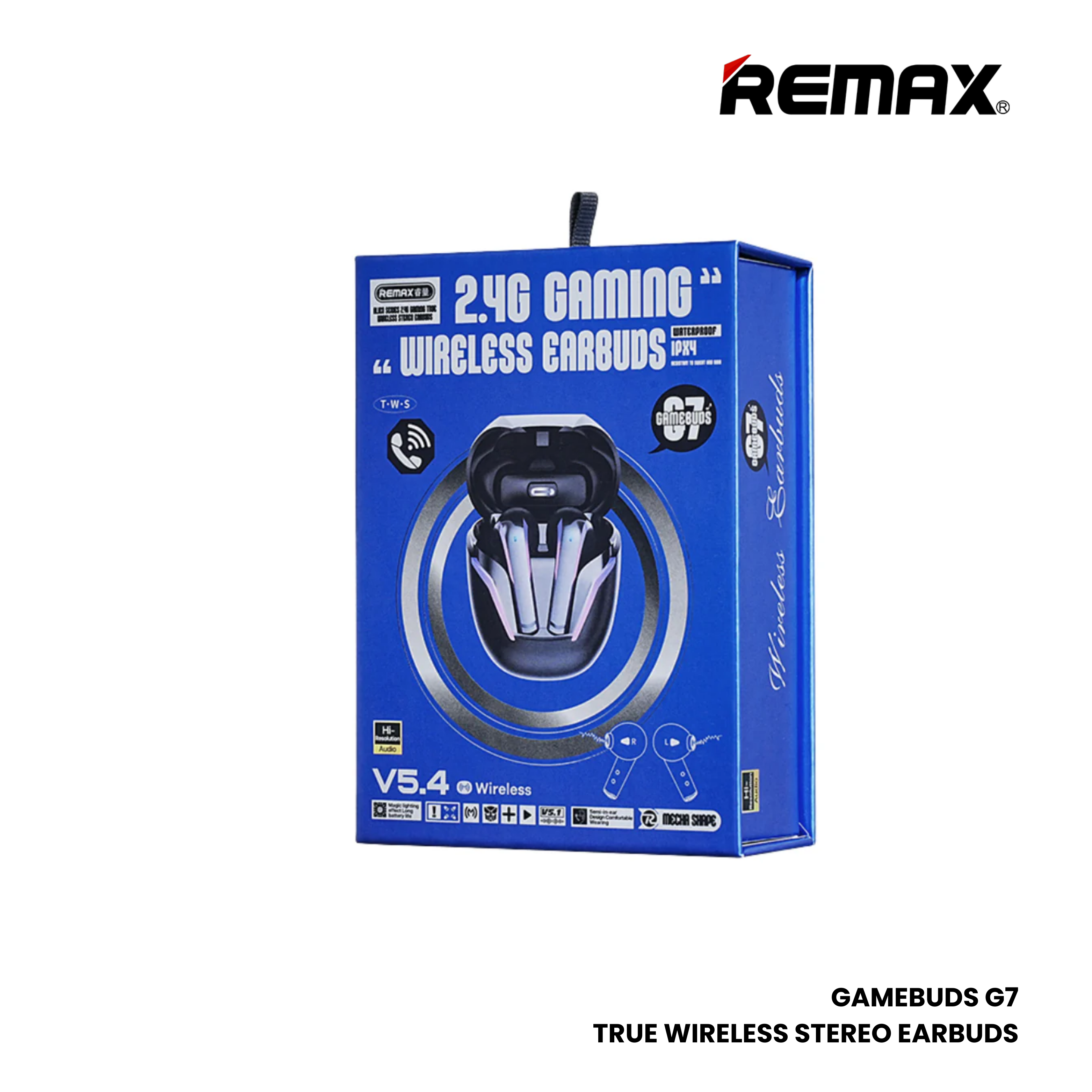 REMAX GAMEBUDS G7 Gaming Bluetooth Wireless Earbuds - White