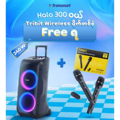 TRONSMART - HALO 300 Portable Party Speaker (240W) - Black